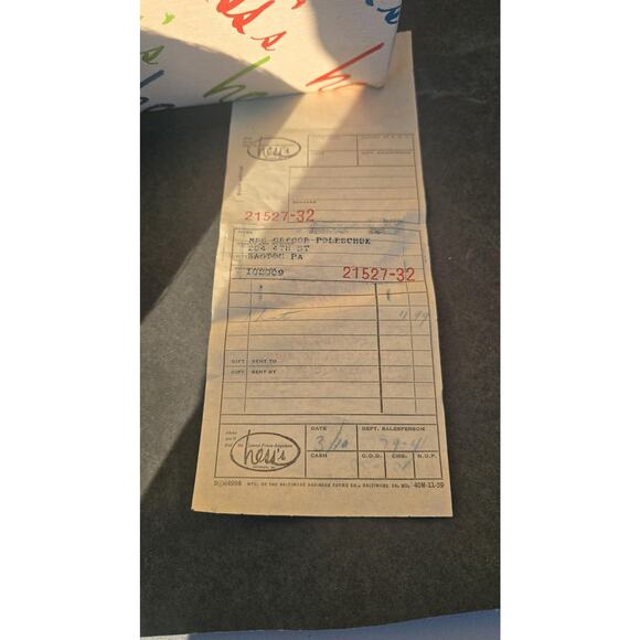 Vintage Hess's Hat Pillbox Fitted Womens Black Red Blue Feather Veil Net 50s - Picture 8 of 9